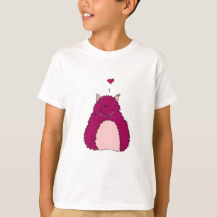 Pink Fuzzy Monster T-Shirt