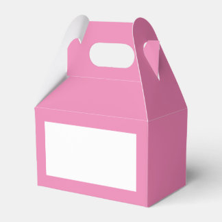 Pink Gable Favour Box