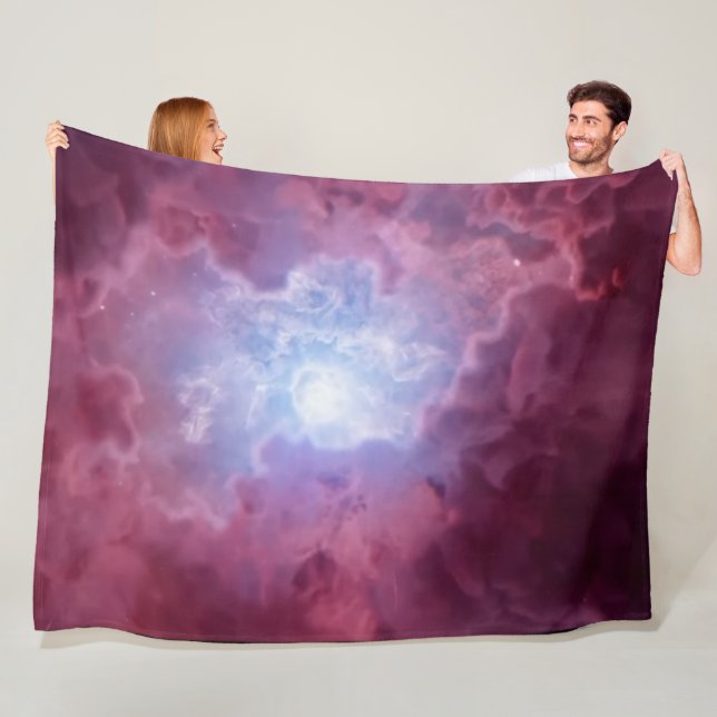 PINK GALAXY FLEECE BLANKET (In Situ)