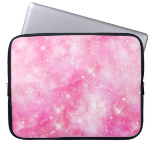 Pink Galaxy Universe Laptop Sleeve