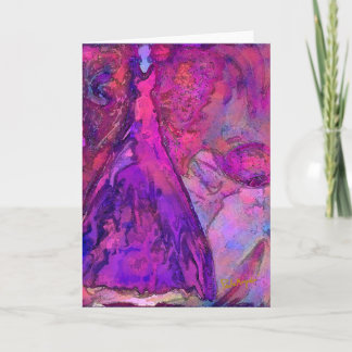 Pink Garden Fairy Greeting Card