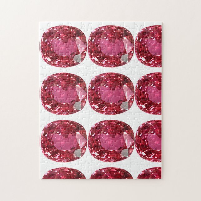 Pink Gemstone Jigsaw Puzzle (Vertical)