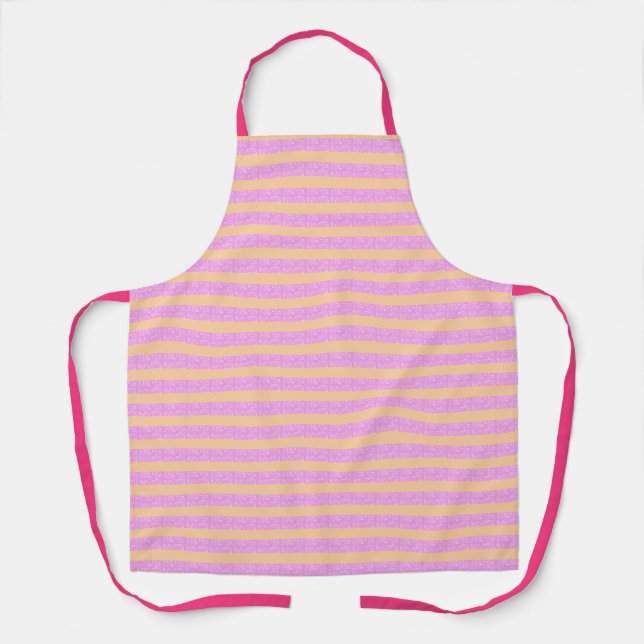 Pink Geometric  Apron (Front)