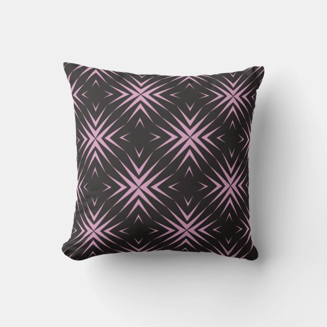 Pink Geometric Cushion (Front)