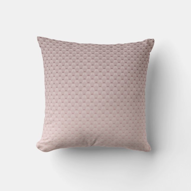 Pink geometric gradient cushion (Front)