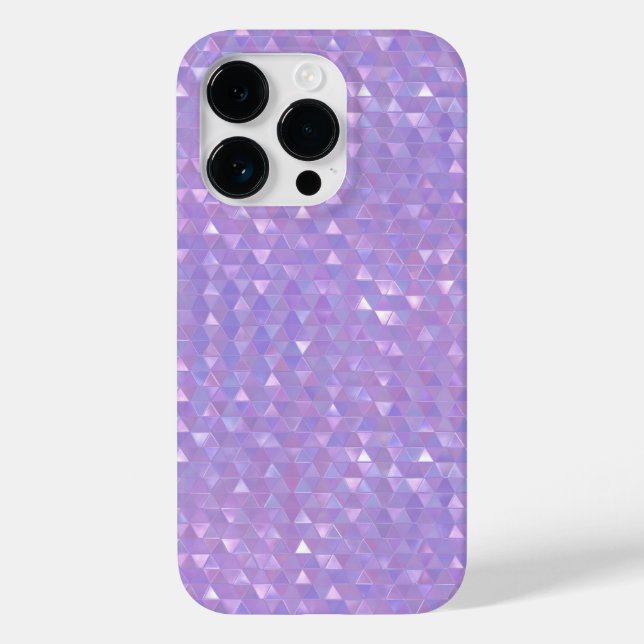Pink Geometric Mobile Phone Case (Back)