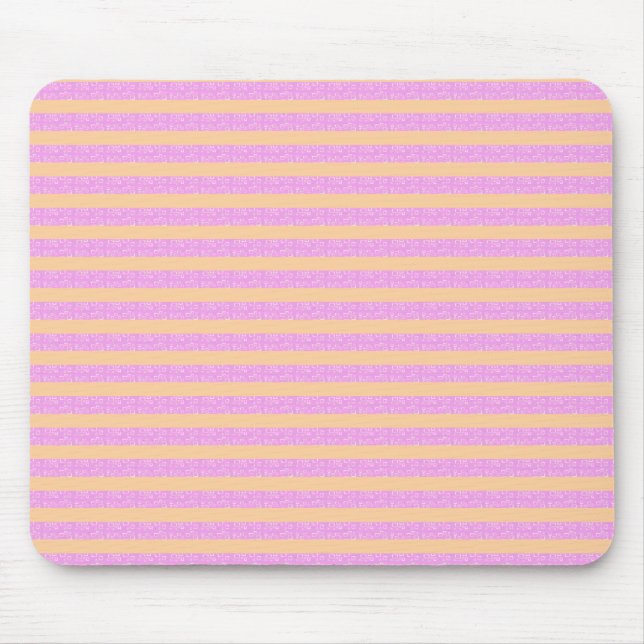 Pink Geometric  Mouse Pad (Front)