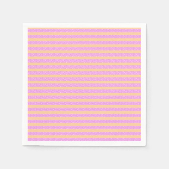 Pink Geometric  Napkin (Front)