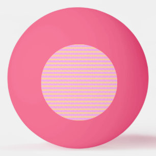 Pink Geometric  Ping Pong Ball