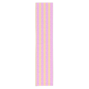 Pink Geometric  Short Table Runner