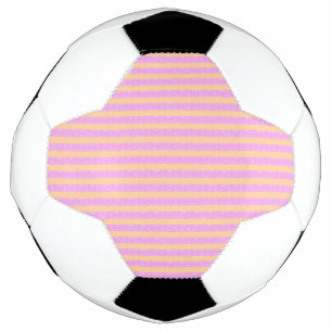 Pink Geometric Soccer Ball
