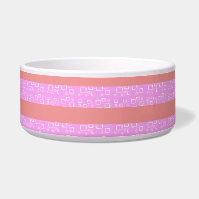Pink Geometric Stripes  (Front)