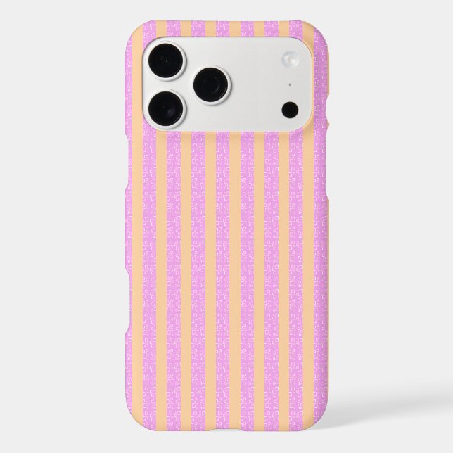 Pink Geometric Stripes (Back)