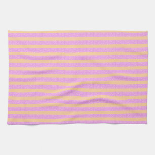 Pink Geometric Tea Towel
