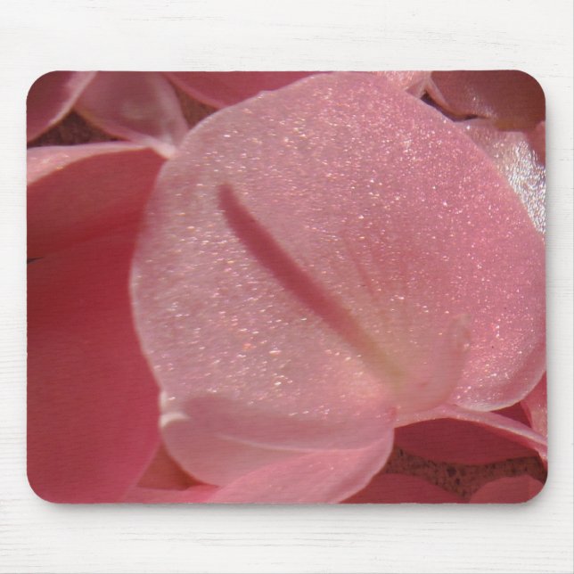 Pink geranium: almost solid Light pink Mouse Pad (Front)