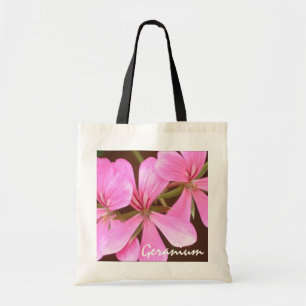 Pink Geranium Budget Bag
