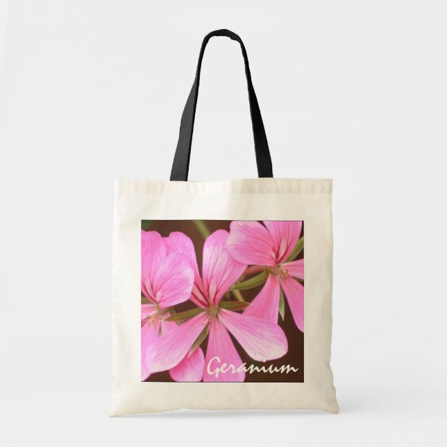 Pink Geranium Budget Bag (Front)