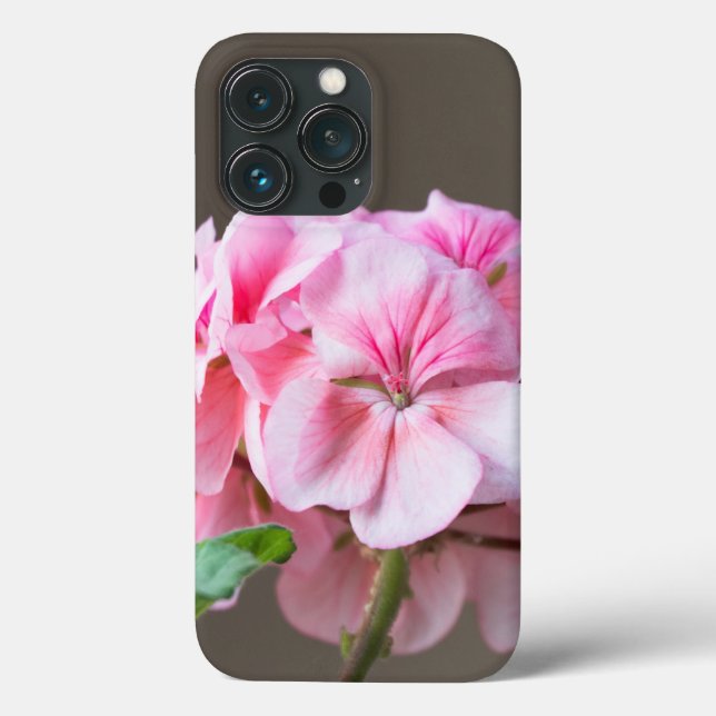 Pink geranium flower Case-Mate iPhone case (Back)