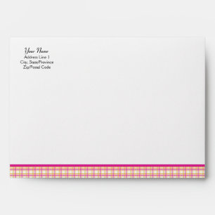 Pink Gerbera Daisy A-7 Invitation Envelope