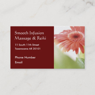 Pink Gerbera Daisy Appointment Card