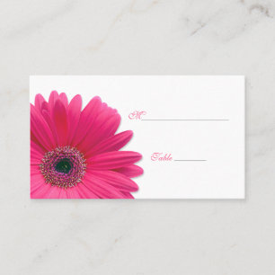 Pink Gerbera Daisy Special Occasion Place Card