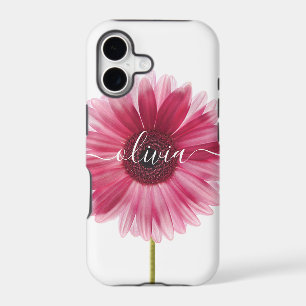 Pink Gerbera Daisy Tough Apple iPhone XR Case