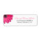 Pink Gerbera Daisy Wedding Simple Return Address