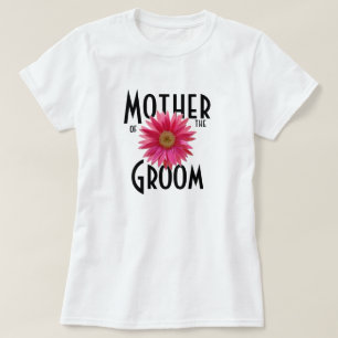 Pink Gerbera Daisy/ Wedding T-Shirt