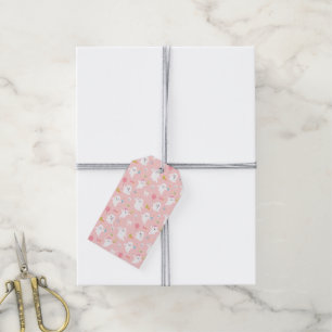 Pink Ghost Halloween Gift Tag Pink Halloween Gift 
