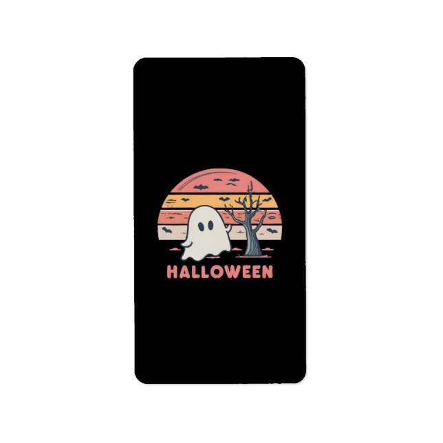 pink ghost label (Front)