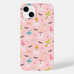 Pink Ghost Rainbow Halloween Case-Mate iPhone 14 Plus Case