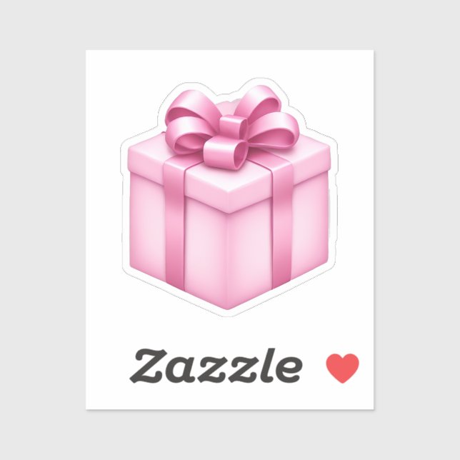 Pink Gift Box Emoji (Sheet)