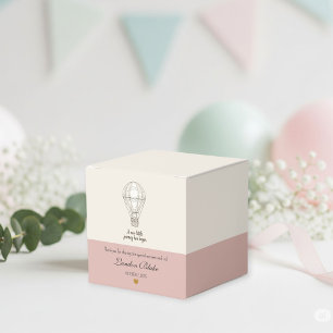 Pink Gift Boxes for Baby Shower, Elegant