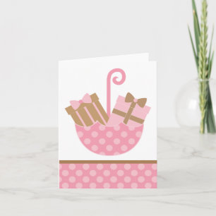 Pink Gifts in Umbrella Thank You