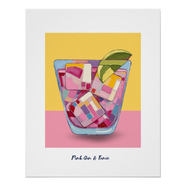 PINK GIN & TONIC 1 POSTER (Front)