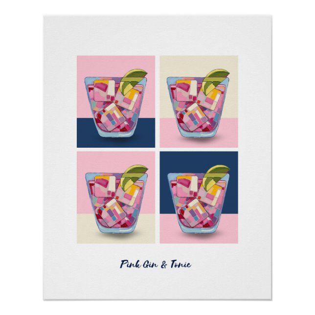 PINK GIN & TONIC 6 POSTER  (Front)