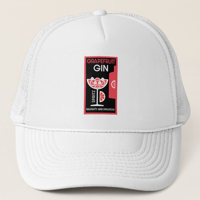 Pink Gin  Trucker Hat (Front)