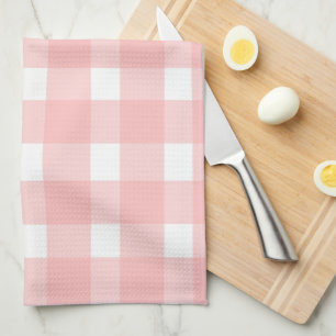 Pink Gingham Kitchen Towel