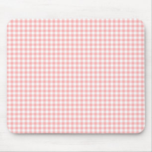 Pink Gingham Mouse Pad