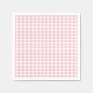 Pink Gingham Napkin