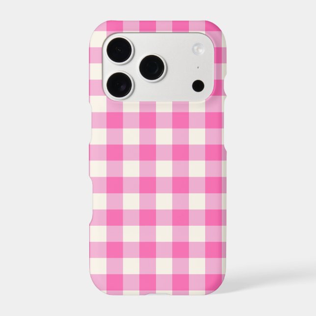 Pink Gingham Plaid Cottagecore (Back)