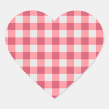 Pink Gingham Sticker – Cozy and Cute Vibes