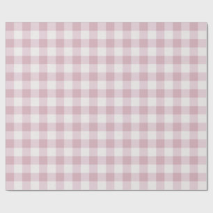 Pink Gingham Wrapping Paper