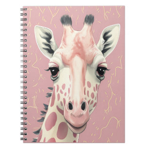 Pink Giraffe Notebook