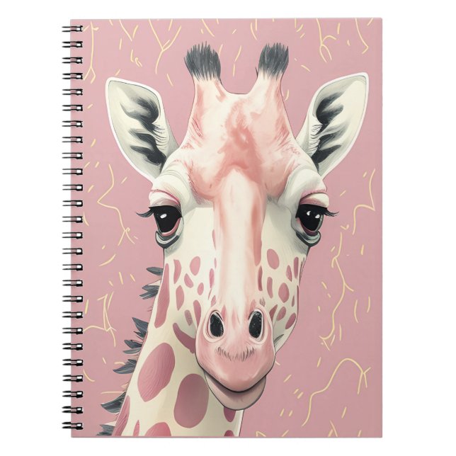 Pink Giraffe Notebook (Front)