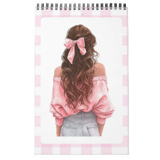 Pink Girl 2026 small Calendar
