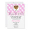 Pink Girls Baby Shower BBQ BabyQ Summer Invitation