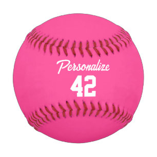 Pink Girly Baseball