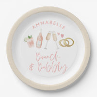 Pink girly cocktail brunch and bubbly bridal