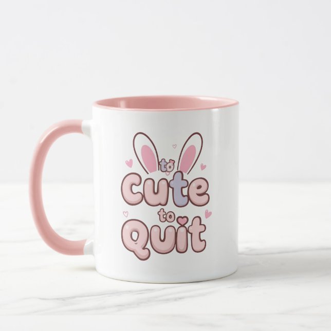 Pink Girly Motivational Saying Mug (Left)
